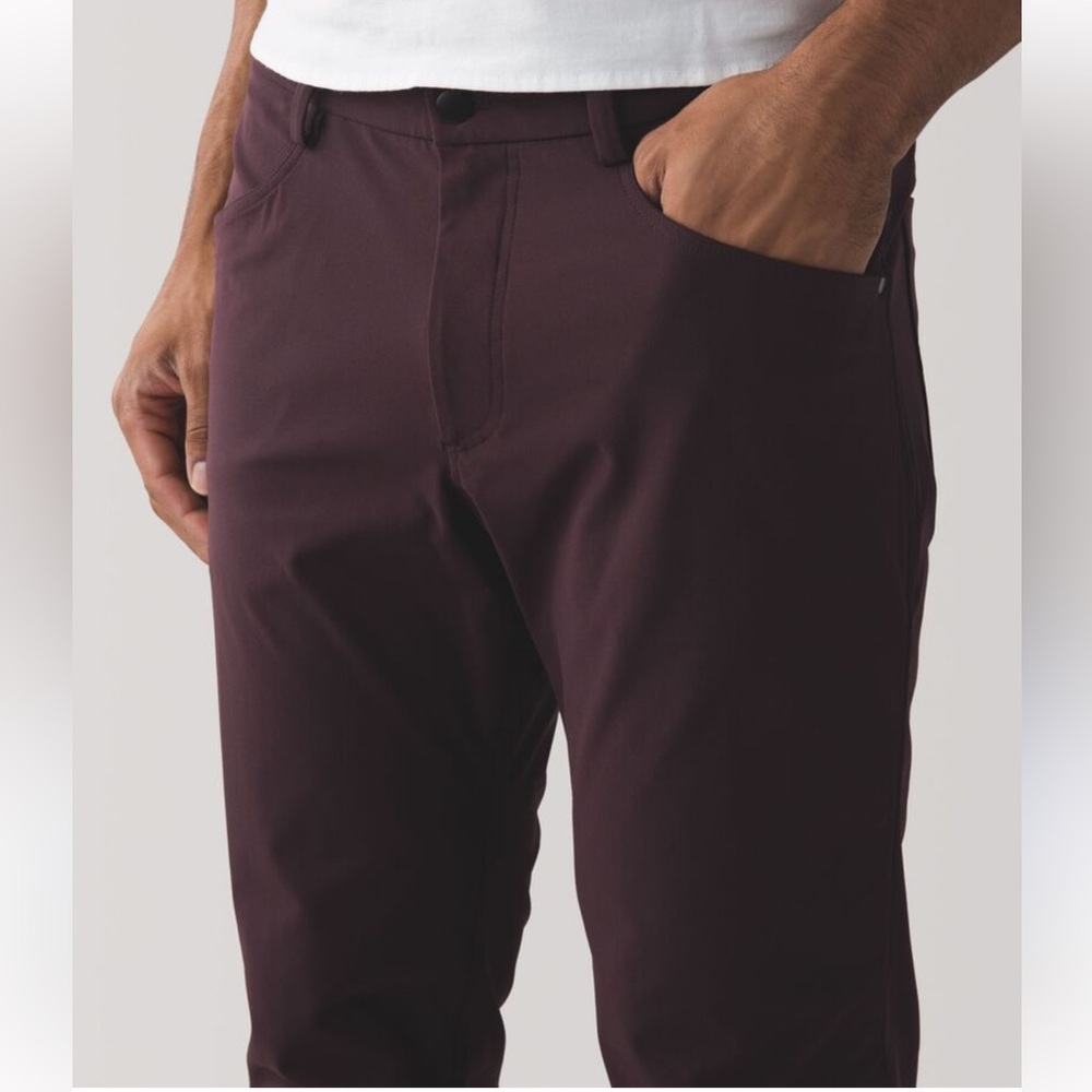 Lululemon Athletica cherry purple color Plum ABC Slim Pants